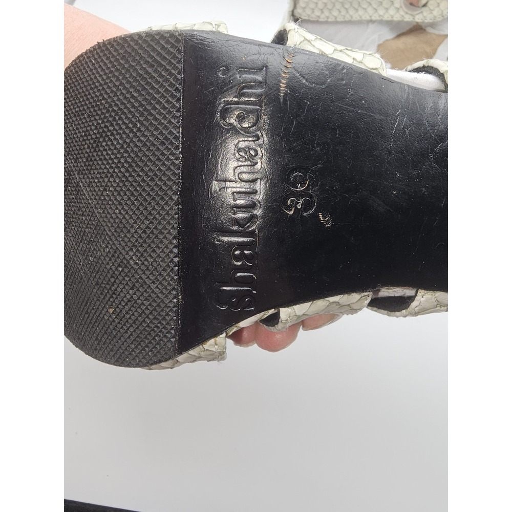 Shakuhachi Leather Snakeskin Pattern  Herls Woman  Size 39 - Picture 10 of 12